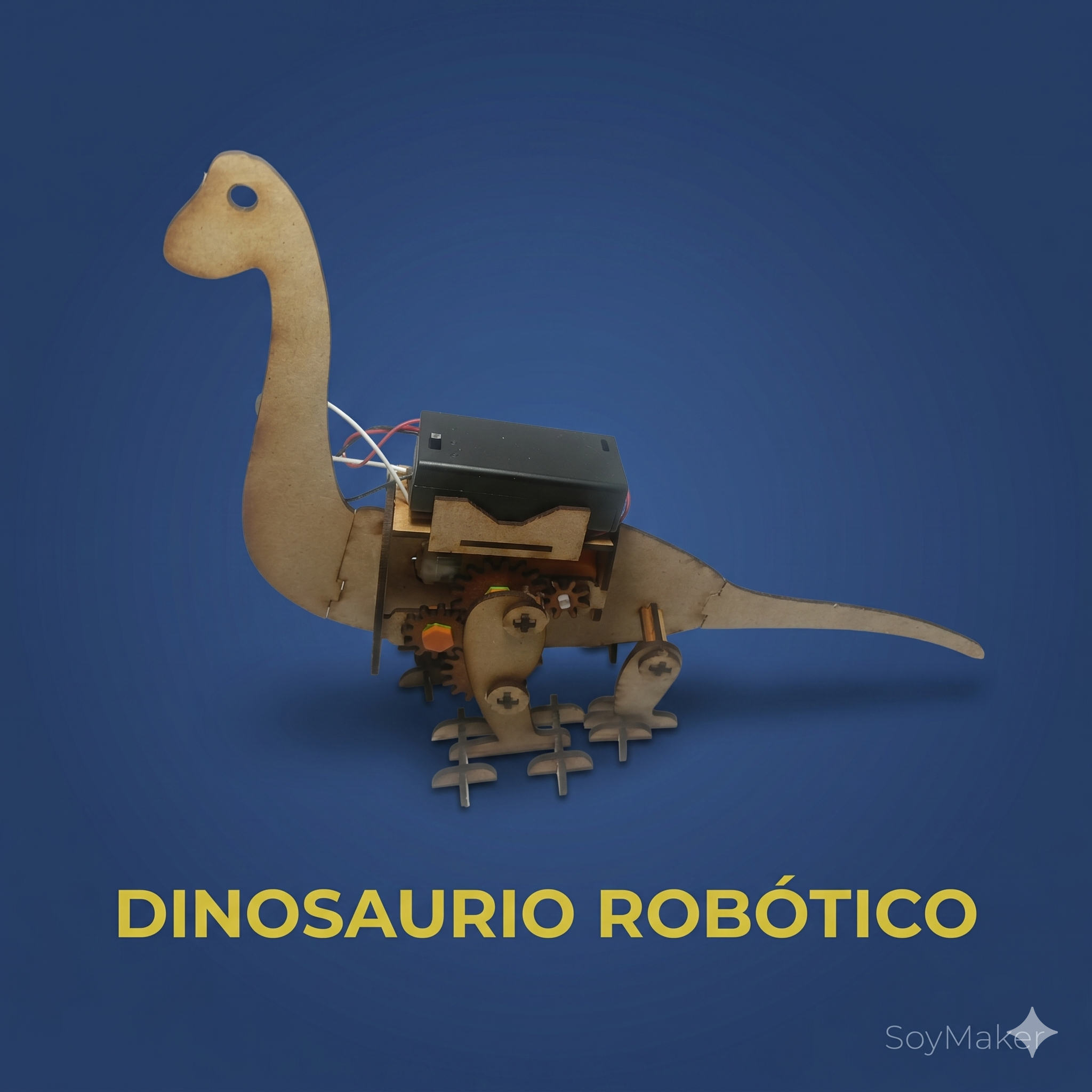 Robot Mecánico Dinosaurio Cuello Largo